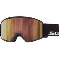 SCOTT - Máscaras ski - Trace Pro Light Sensitive Black AMP LS Cinnamon Chrome S1-3 para Unissexo - Preto