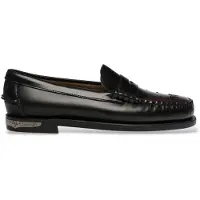 Sebago para mulher. 76114YW Mocassins Dan Scarabeo preto (41), Couro, Plano, Nenhum, Clássico