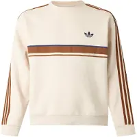 Adidas Sweatshirt 'RETRO' bege claro / azul / castanho
