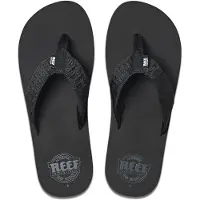 Reef Chinelos SMOOTHY homens - Preto - 45
