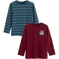 COOL CLUB by SMYK Camisola azul / mistura de cores / vermelho vinho