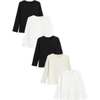 COOL CLUB by SMYK Camisola bege claro / preto / branco