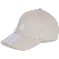 Adidas Boné desportivo '3-Stripes New Logo Baseball' bege / branco