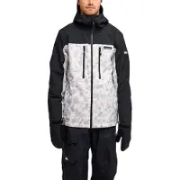 Quiksilver - Casacos ski - Sycamore 20K Jacket Ice Camo Bone White para Homem - Tamanho M - Preto