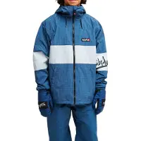 Quiksilver - Casacos ski - High In The Hood 10K Jacket Dark Denim para Homem - Tamanho XL - Navy