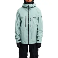 Quiksilver - Casacos ski - Highline Pro 3L Gore-Tex Jacket Iceberg Green para Homem - Nylon - Tamanho XL - Verde