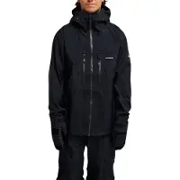 Quiksilver - Casacos ski - Highline Pro 3L Gore-Tex Jacket Black para Homem - Nylon - Tamanho XL - Preto