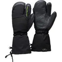 Black Diamond - Luvas ski - Alpine 3-Finger Mitts Black/Carbon para Unissexo - Tamanho XL - Preto