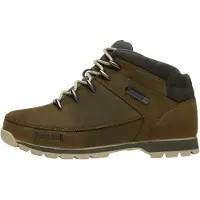 Timberland - Botas cano alto - Euro Sprint Mid Lace Up Boot Dk Green Nubuck W Camo para Homem - Tamanho 9,5 US
