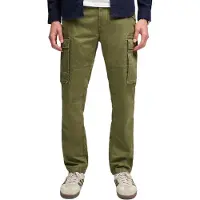 Superdry para homem. M7011511A Calça cargo Slim Taper verde (36/32), Casual, Algodão