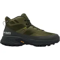 Columbia - Calçado caminhada homem - Tellurix Titanium Outdry Mid Nori Firefly para Homem - Titanium - Tamanho 8 US - Verde