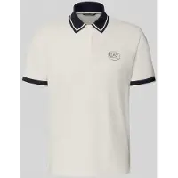EA7 para homem. 7M001538_AF13511 Polo Tennis Club de piquet de algodão elástico branco (M), Casual, Esportivo, Tênis / Paddle tennis, Manga