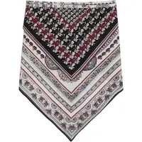 Desigual Lenço rosa pastel / vermelho / preto / branco