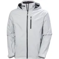 Helly Hansen para homem. 34443 Casaco náutico Crew Hooded 2.0 cinzento (XXL), Cinza, Poliéster, Ao ar livre
