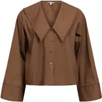 Object Blusa 'OBJHOPE' castanho