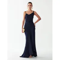 St MRLO Vestido 'Tereza' azul escuro