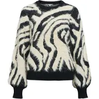 Object Pullover 'OBJHollow' creme / preto