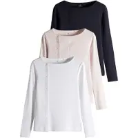 The Set Blusa ecru / preto / branco