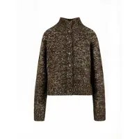 Coster Copenhagen Casaco de malha ' Knit ' castanho