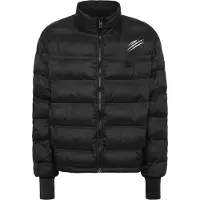 Plein sport Casaco de inverno 'Scratch' preto / branco