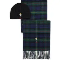 Ralph Lauren para homem. 449P20310001 Conjunto Urso de Natal verde, azul (OSFA), Multicolor, Lã, Clássico