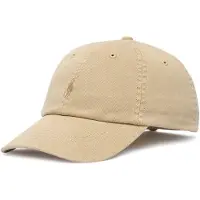 Ralph Lauren para homem. 710980231503 Boné de sarja tingido em peça bege (OSFA), Casual, Algodão