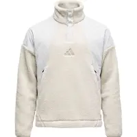 Adidas - Vestuário caminhada - Xploric High Pile Snap Pullover M Wonder Alumina para Homem - Tamanho XL