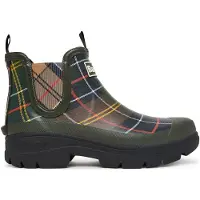 Barbour para mulher. LRF0099 Botas Nimbus Chelsea Welly tartan clássico (6), Bege, Plano, Nenhum, Ao ar livre
