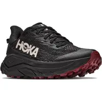 Hoka One One - Sapatilhas trail - Challenger 8 GTX W Black/Varsity Burgundy para Mulher - Tamanho 8 US