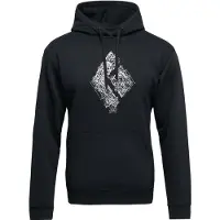 Black Diamond - Vestuário escalada - M Engineered Diamond Po Hoody Black para Homem - Tamanho L - Preto