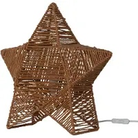 Star Trading Estrela decorativa feita de fios de papel, de pé