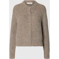 Selected Casaco de malha 'GABRIELLA' taupe
