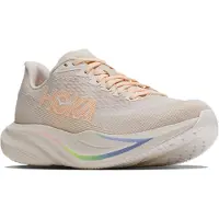 Hoka One One Sapatilha de corrida 'MACH 7' bege / laranja pastel / offwhite