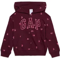 Gap Casaco em moletão 'HERITAGE' rosa / vermelho cereja