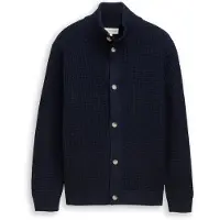 Tom Tailor Casaco de malha azul noturno