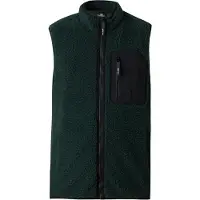 Volcom Colete 'MUZZER FUZZAR' verde escuro / preto