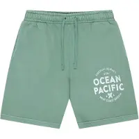 Ocean pacific Calças de desporto 'Reefbreak' verde / branco