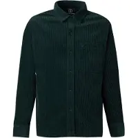 Volcom - Camisas - Fostered II Corduroy LS Shirt Scarab para Homem - Tamanho S - Verde