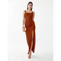 BWLDR Vestido 'Carrie' castanho