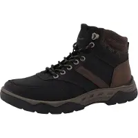 Tom Tailor Botas com atacadores castanho / castanho escuro / preto