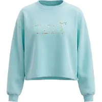 IZIA Sweatshirt aqua / cinzento-prateado