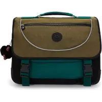 Kipling Mochila 'Preppy' cáqui / esmeralda / preto