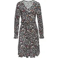 LASCANA Vestido bege claro / laranja / vermelho escuro / preto