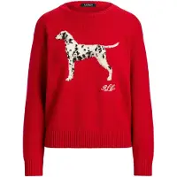 Ralph Lauren Pullover taupe / vermelho / preto / branco lã