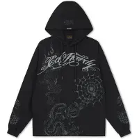 Ed Hardy Sweatshirt acinzentado / preto