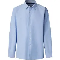 Pepe Jeans para homem. PM3091429 Camisa Randy azul (XXL), Casual, Algodão, Manga comprida