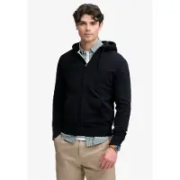 Superdry Casaco em moletão 'Essential' azul noturno