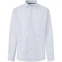 Pepe Jeans para homem. PM3091470 Camisa Robert azul, branca (XXL), Casual, Algodão, Manga comprida