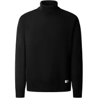 Pepe Jeans para homem. PM7000104 Camisola Andre Turtle Neck preta (M), Preto, Casual, Algodão