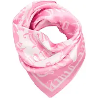 Juicy Couture Cachecóis 'TULIP' rosa claro / branco